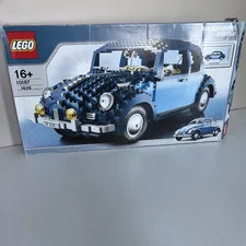 Lego Volkswagen Beetle 10187 Car 100% Complete Set Box Instructions 2008 Vintage