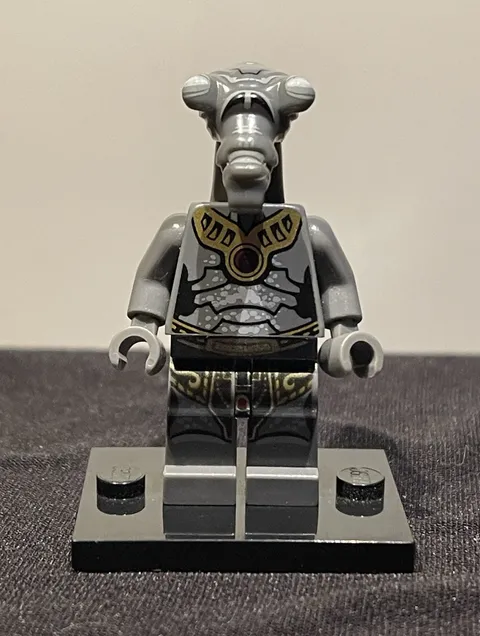 LEGO Star Wars Geonosian Zombie - Dark Bluish Gray, missing wings.