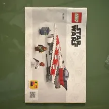 Lego 75388 Star Wars Jedi Bob's Starfighter Instruction MANUAL English FREE SHIP