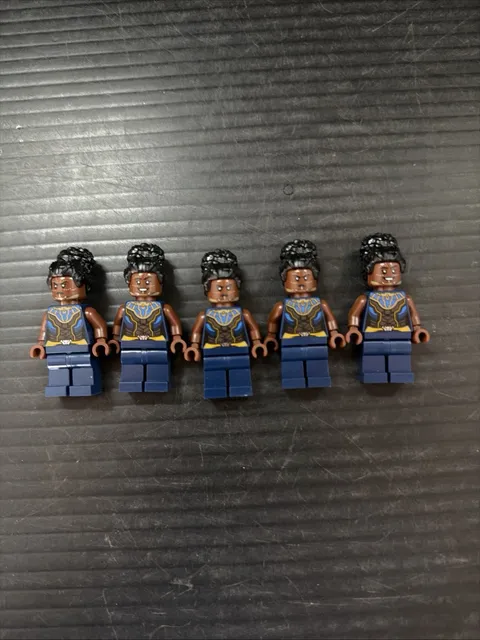 NEW Lego Shuri minifig  Avengers -- Super Heroes from #76266 Lot Of 5