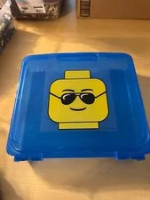 LEGO IRIS Blue Snap Case Storage Drawer - used