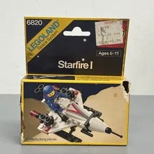 LEGO LEGOLAND Space System 6820 Starfire I Vintage 32pc FACTORY SEALED *RARE*