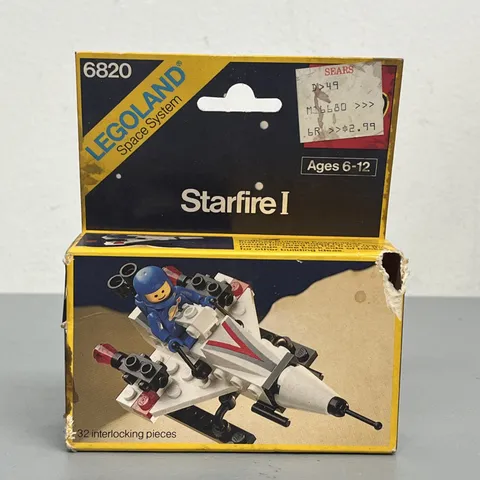 LEGO LEGOLAND Space System 6820 Starfire I Vintage 32pc FACTORY SEALED *RARE*