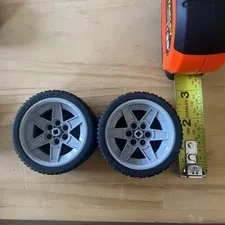 Lot of 2 LEGO EV3 mindstorm wheels/tires