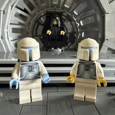 Brickluv White Prototype Boba 2X Variant Minifigures