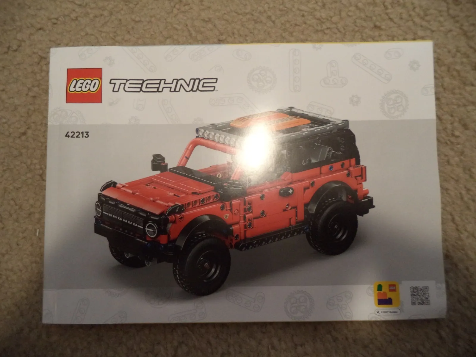 LEGO Technic Instruction Manual 42213 Ford Bronco SUV