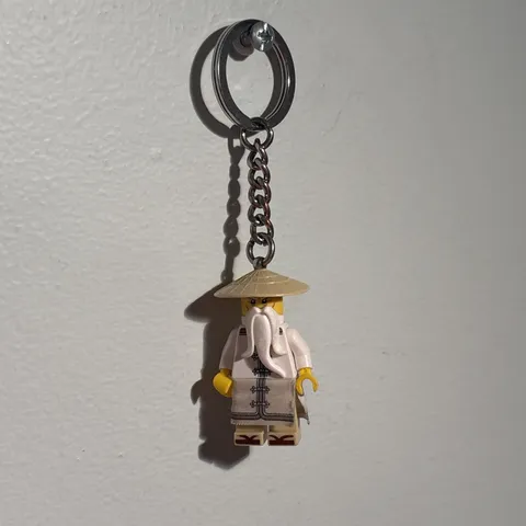 LEGO Ninjago Master Sensei Wu Minifigure Keychain