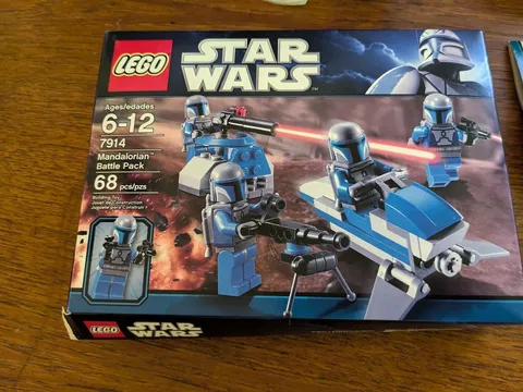 LEGO Star Wars: Mandalorian Battle Pack (7914): Complete but Box Damaged
