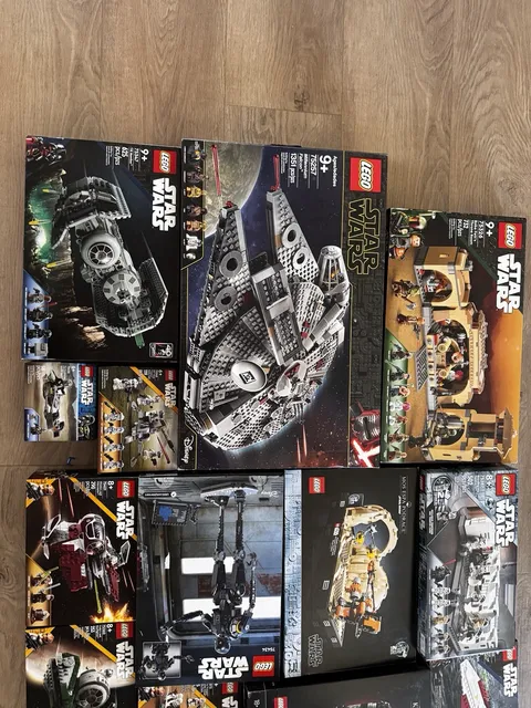 Entire Lego Collection Star Wars With Boxes And Manuals