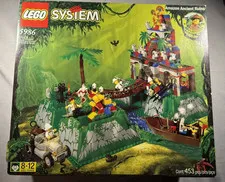 Lego 5986 Amazon Ancient Ruins 100% Complete with Box & Instructions!