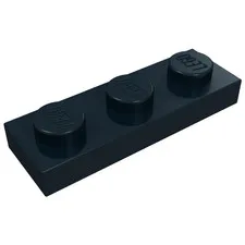 10x LEGO® Part 3623 - Plate 1 x 3
