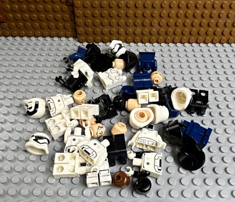 LEGO Star Wars First Order Figures Lot. (Damaged) Read Description.