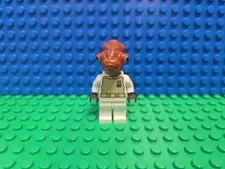 LEGO Admiral Ackbar Minifigure 75003 7754 sw0247 Star Wars CMF Lot Rare Retired 