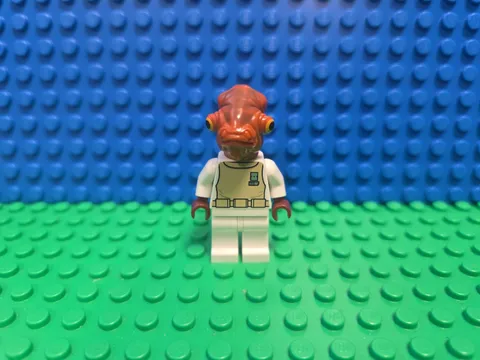 LEGO Admiral Ackbar Minifigure 75003 7754 sw0247 Star Wars CMF Lot Rare Retired 