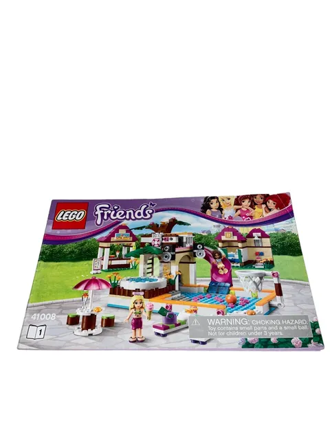 Instruction Books Only For LEGO Friends Heartlake City Pool 41008