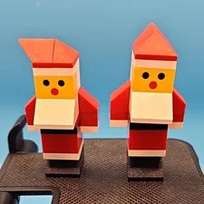 Vintage 1986 LEGO Set # 1555 Santa Claus Brick-Built Figures Lot