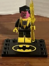 LEGO minifigure DC 2015 Sinestro sh0144 with staff