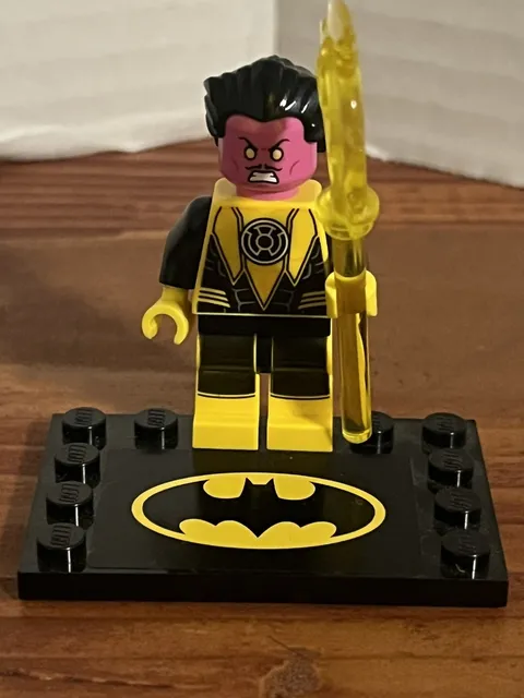 LEGO minifigure DC 2015 Sinestro sh0144 with staff
