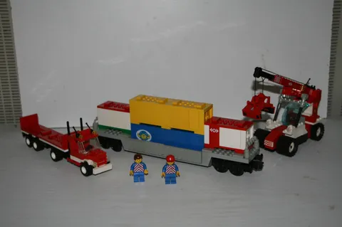 LEGO 4549 Container Double Stack (Train 9V), 1993, OBA Excellent