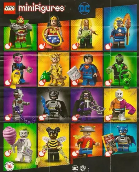 LEGO 71026 DC Super Heroes – Complete Set of 16 Minifigures | NEW ！
