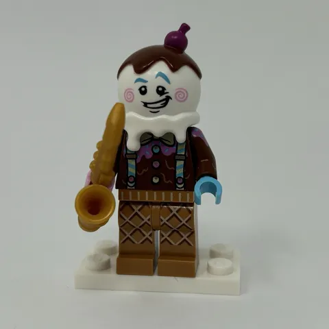 Lego Ice Cream Saxophonist Minifigure w/ Saxophone - Sundae Vidiyo Series 1