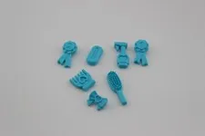 Lot LEGO Friends horse grooming accessories brush ribbons bow brush etc