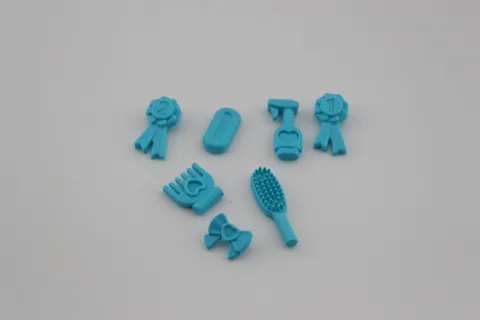Lot LEGO Friends horse grooming accessories brush ribbons bow brush etc