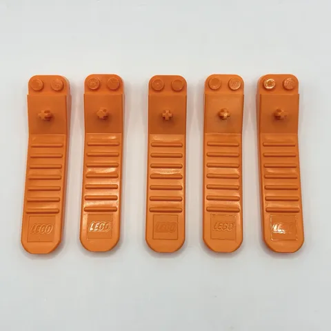 Lego Brick Separator Lot Of 5 Orange 96874 Genuine Parts Bulk Good Condition Lot