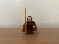 LEGO LOTR Elrond lor059 w/ Gold Sword Cape Minifigure Lord of the Rings