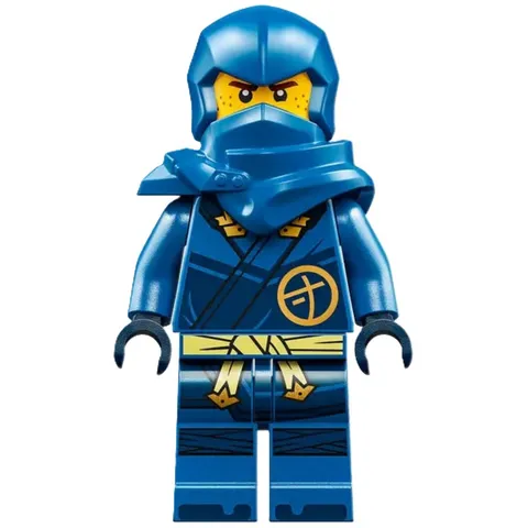 new LEGO NINJAGO Dragons Rising Season 1 Minifig - Jay with Smooth Hood