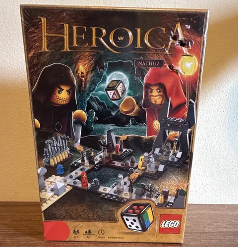 LEGO Games Heroica Caverns of Nathuz 3859 217pc Buildable Game Box