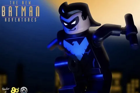 LEGO DC Comics Nightwing custom minifigure by 80s