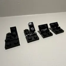 LEGO Star Wars MOC Black Hinge/Click Plate Pieces/Parts 10pcs Ships FREE!!