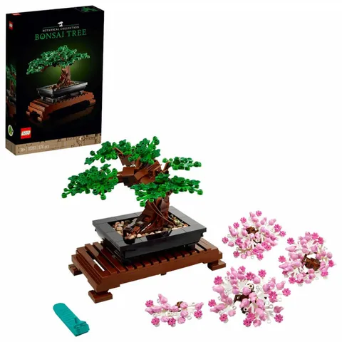 LEGO Creator Bonsai Tree 878 Piece Building Set Building Set Building Blocks Ages 18 and Up