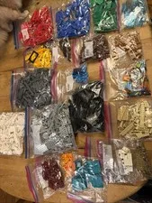 LEGO Color Sorted Bulk Assorted Bricks All Kinds. Some Star Wars See Pics Bagged