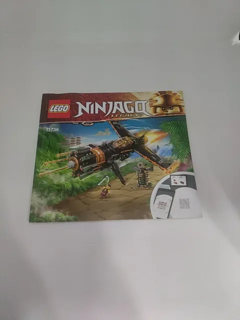 Lego Ninjago Legacy 71736 Instruction Manual Booklet Only