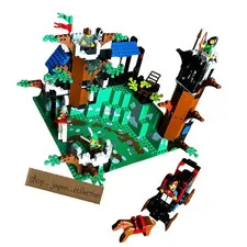 LEGO 6079 Dark Forest Fortress Castle Dark Forest 1996 Missing without Box