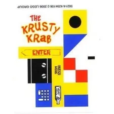 new LEGO Sticker Sheet from Krusty Krab set 3825