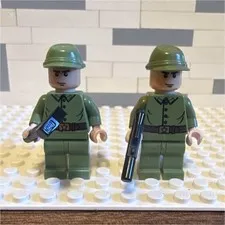 LEGO Minifigure Lot of 2 Russian guard Indiana jones 2008