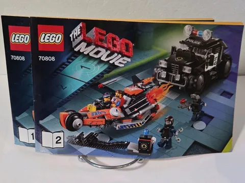 LEGO The LEGO Movie 70808 Super Cycle Chase Manuals Booklets 1&2 Illustrated