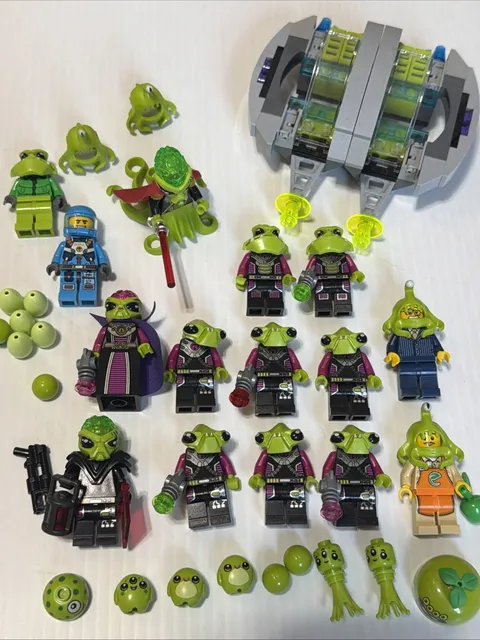 LEGO Alien Conquest Minifigures Lot Of 15  The King & Queen W Extras LOOK!!!