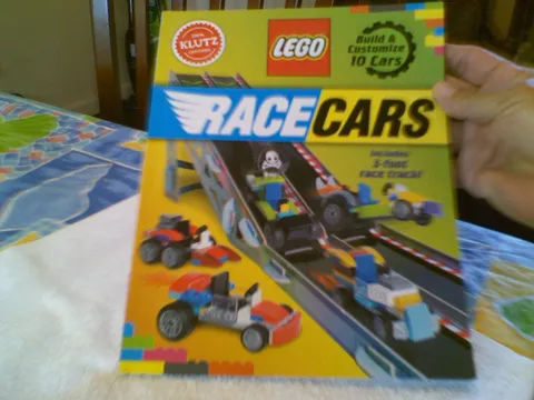 LEGO Klutz Race Cars Build Customize 10 Cars Instruction Manual Only