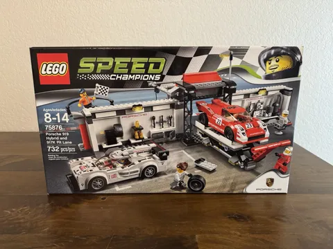LEGO SPEED CHAMPIONS (75876) Porsche 919 Hybrid and 917K Pit Lane ~NISB~ Retired