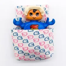 LEGO DUPLO bunnies bedding sleeping bag duvet pillow white colorful sleepbag06