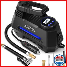 Astroai Tire Inflator Portable Air Compressor Air Pump For Car Tires-Car