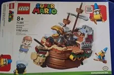 Retired LEGO Super Mario 71391 Bowser’s Airship Expansion Set Complete