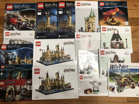 LEGO Harry Potter Instruction Manuals Booklet Lot 71043 75955 76388 4736 