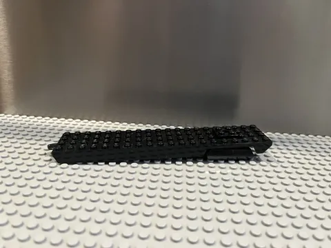 Lego Monorail Black Base & Bogey 2687 (2686c01) w Bracket/Pivot 6399 6990 6991