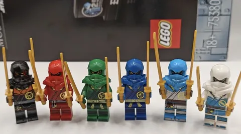 NEW Ninjago Lloyd Jay Kai Cole Zane Nya Dragons Rising Custom Lego Minifigures