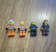 LEGO Star Wars Minifigure Lot of 4 - Pilots & Jedi/Robes, Luke Skywalker